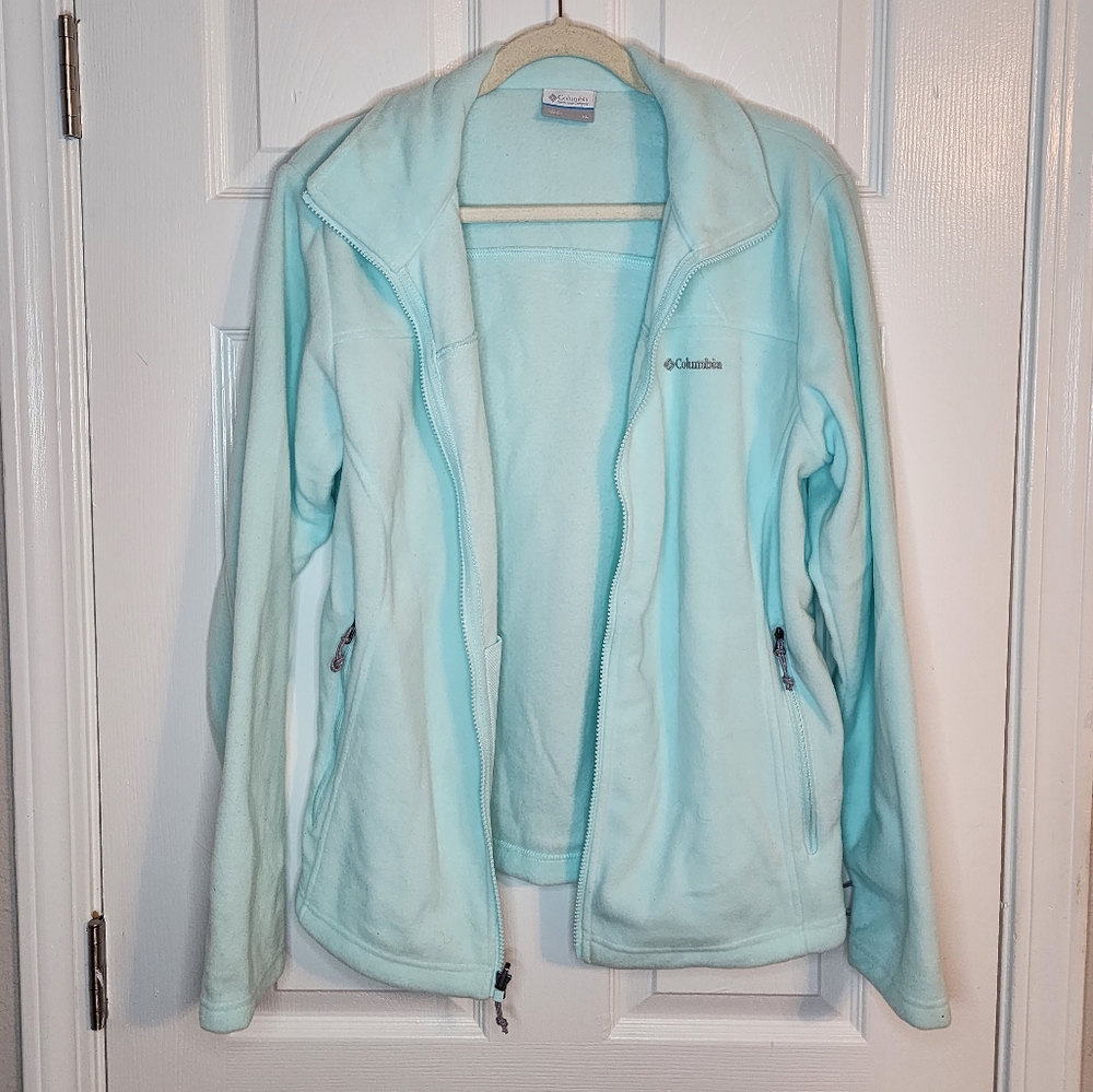 Columbia fleece jacket baby blue L / XL
